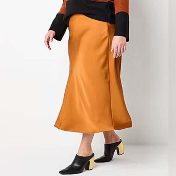 Worthington Womens A-Line Skirt-Plus - Picture 4 of 6